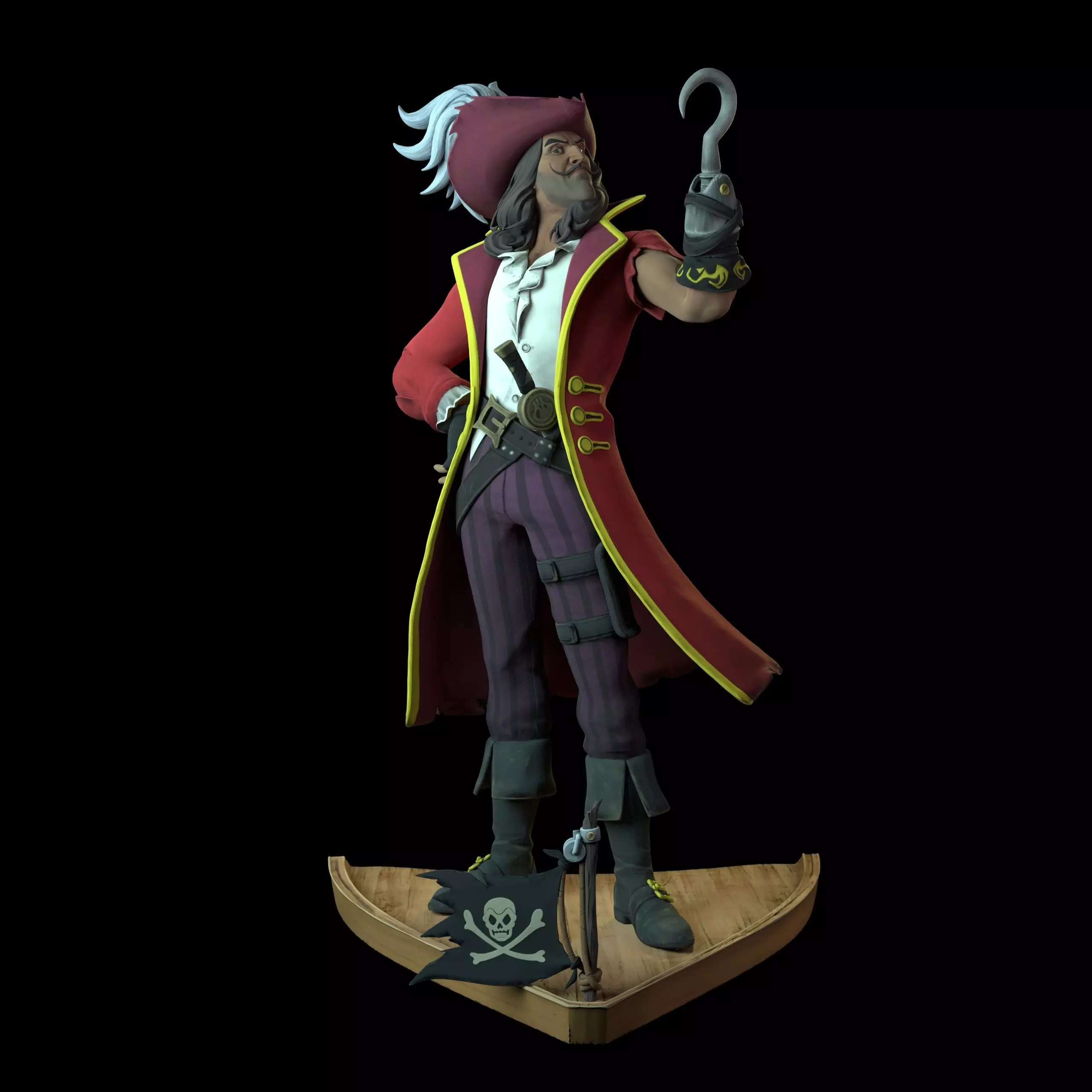 Captain Hook 3D print model_0