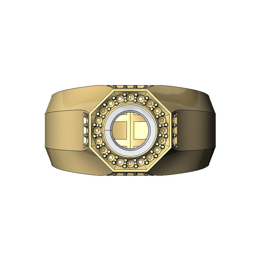 Mens ring 008 3D print model_5