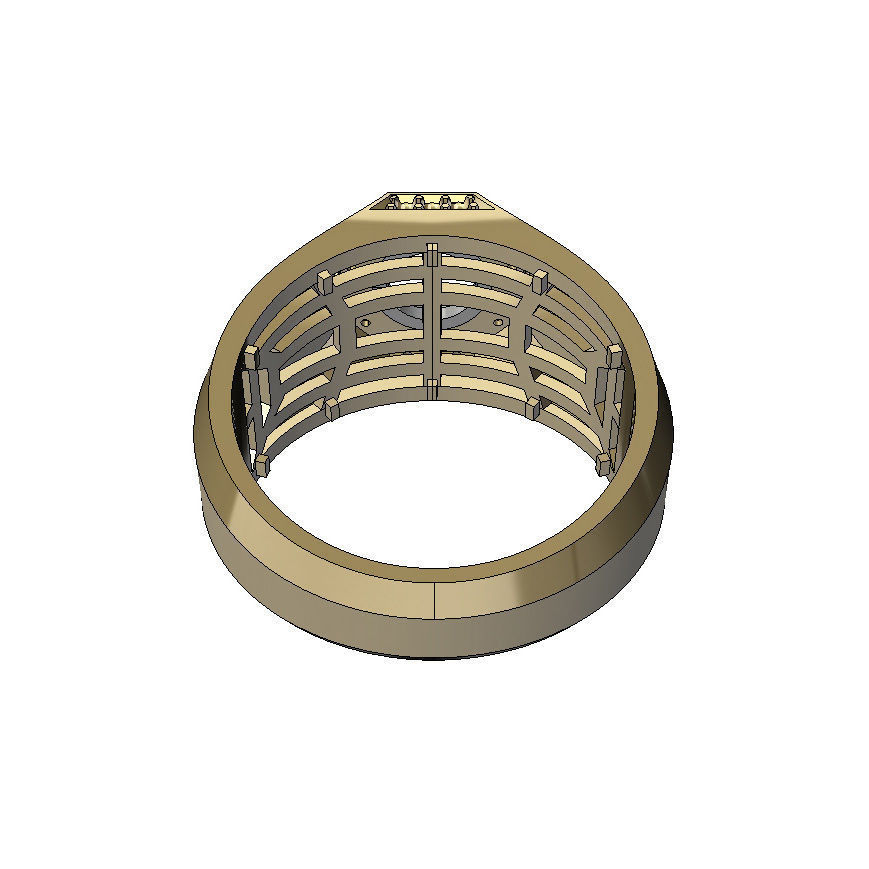 Mens ring 008 3D print model_7