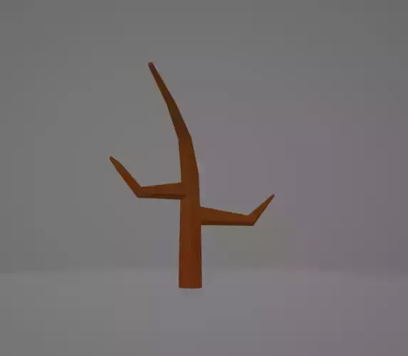 Low Poly Deserts Tree 