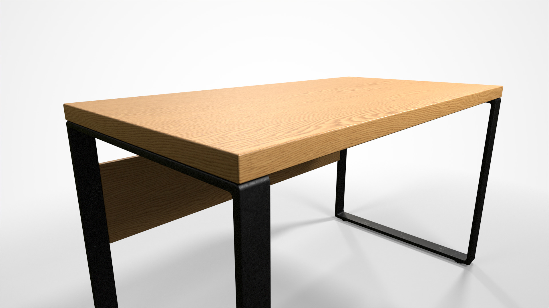 Furniture - Table 01 Low-poly 3D model_5