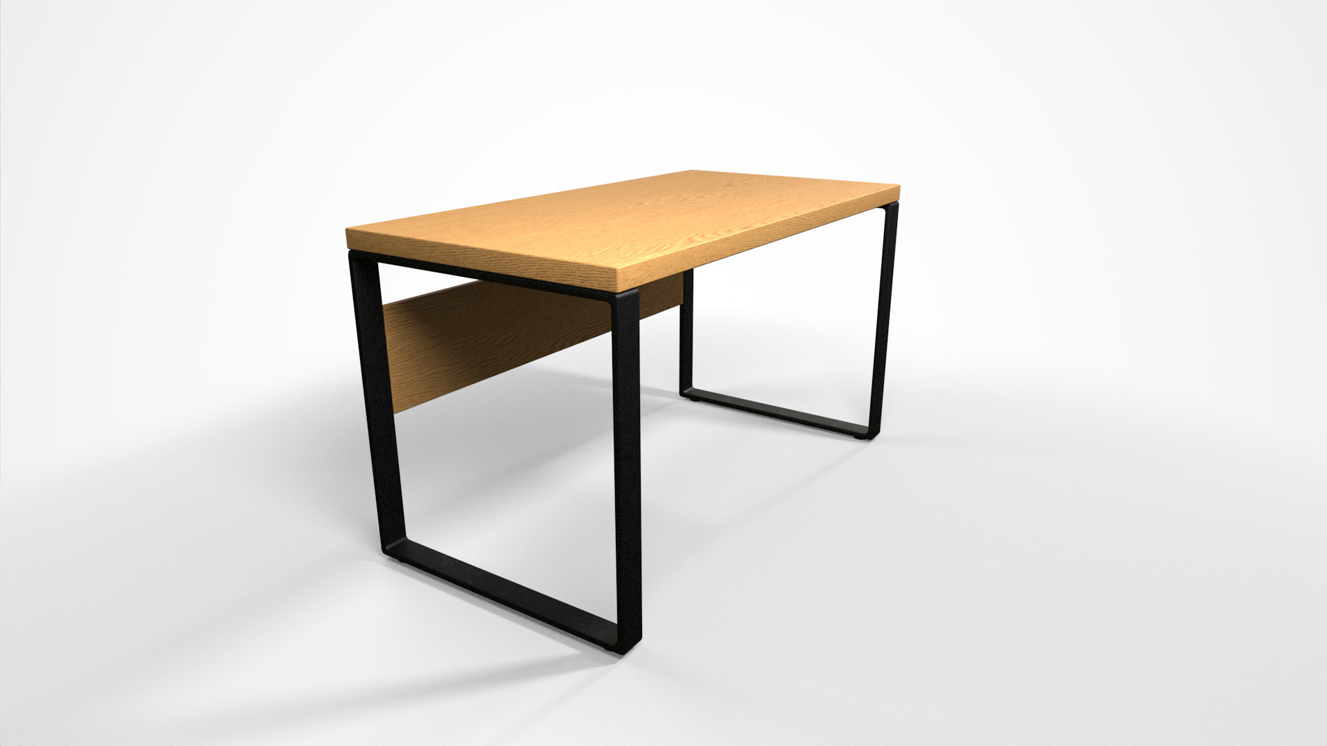 Furniture - Table 01 Low-poly 3D model_2