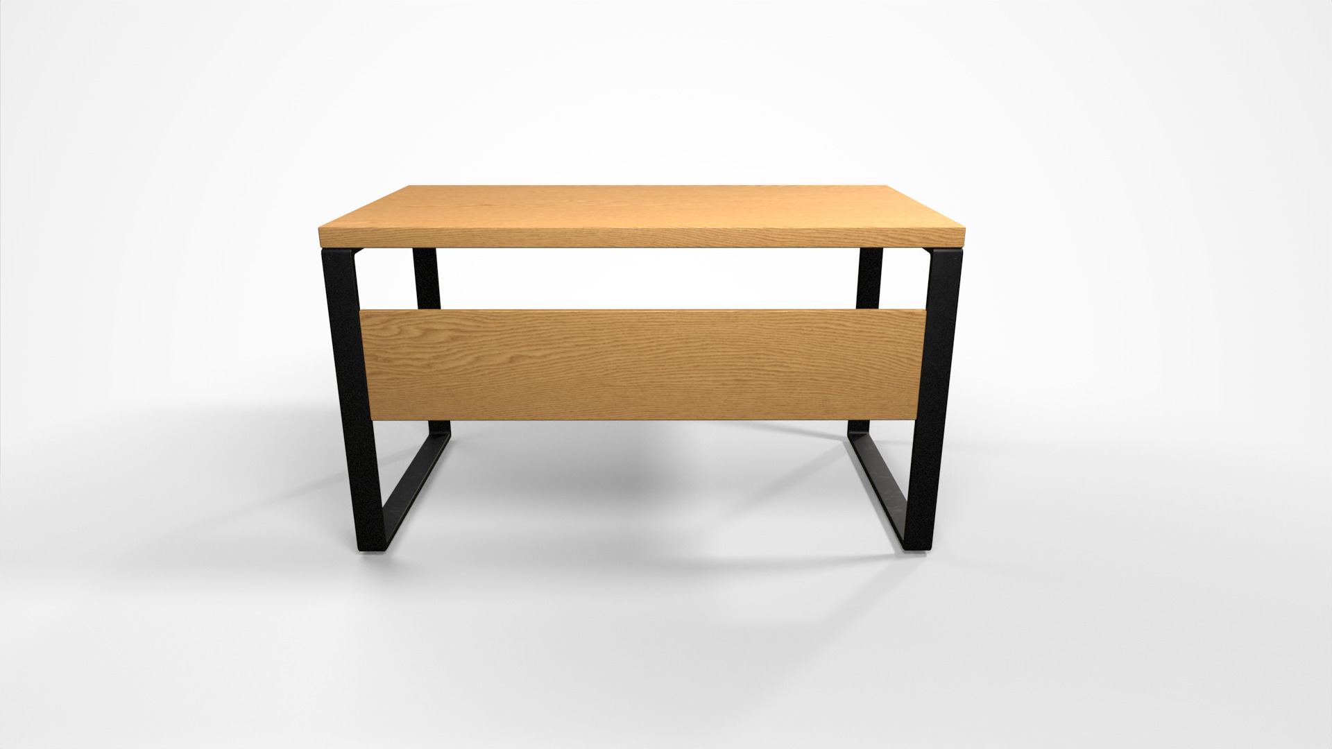 Furniture - Table 01 Low-poly 3D model_3