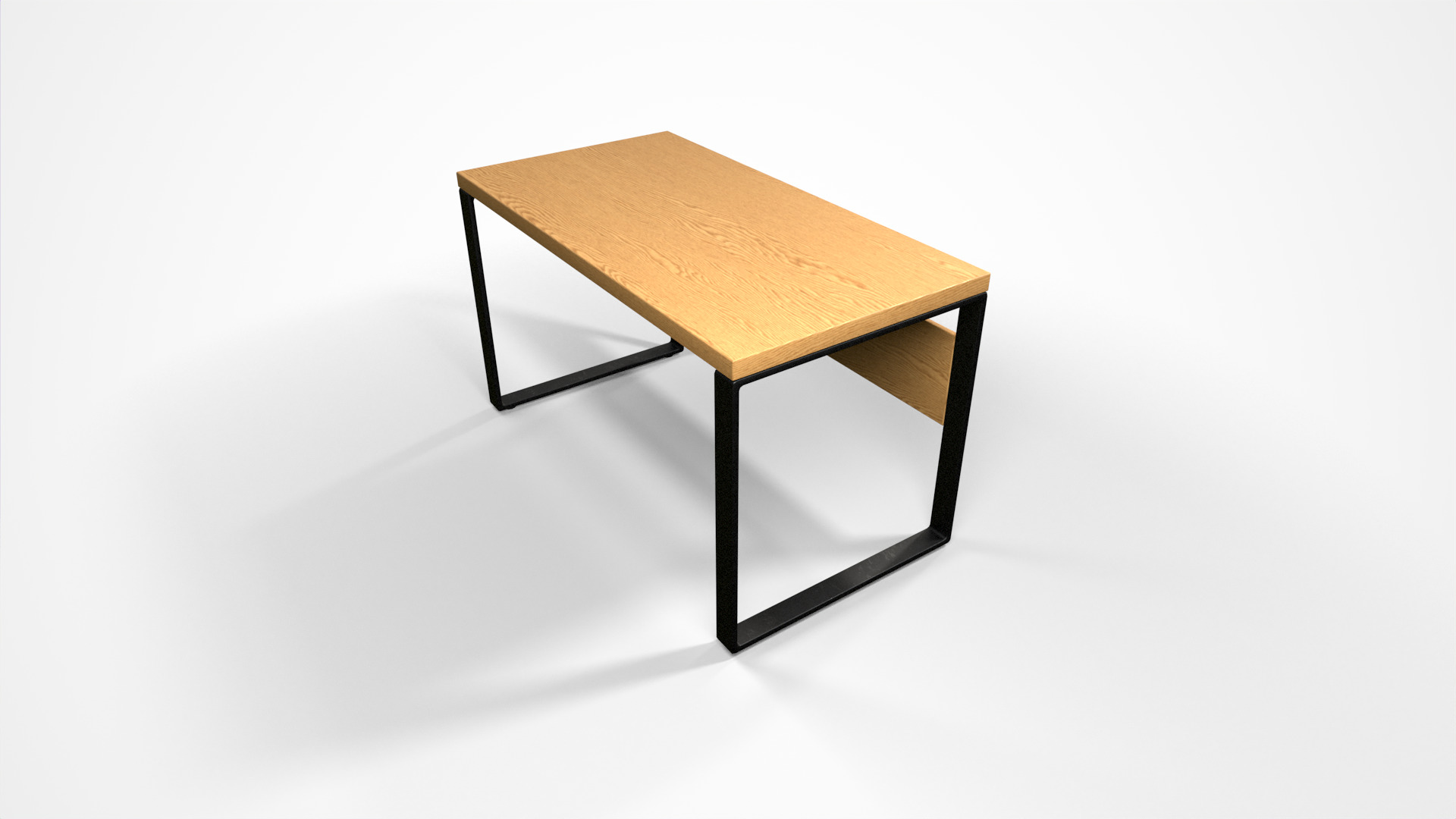 Furniture - Table 01 Low-poly 3D model_4