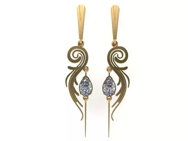 Silvr Earrings  Jewelry 015