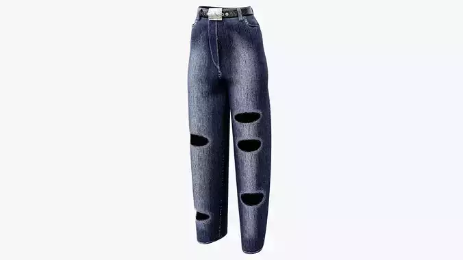 Modern Denim Pants