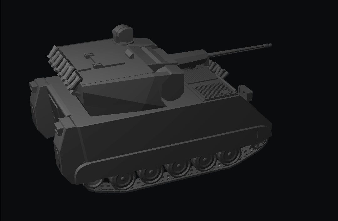 M113 with ut30 mk2 turret 3D print model_2