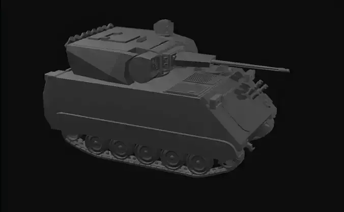 M113 with ut30 mk2 turret 3D print model