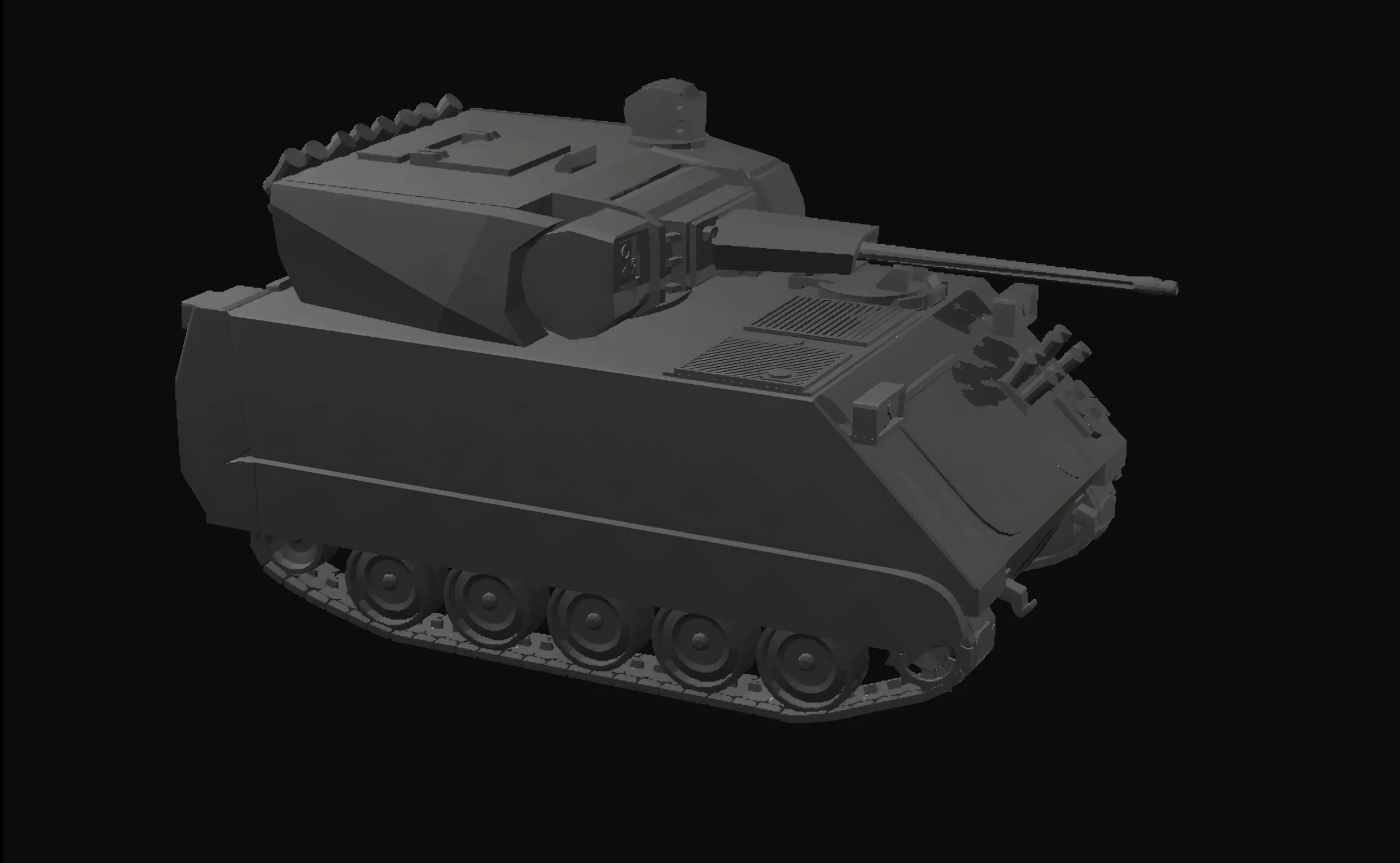 M113 with ut30 mk2 turret 3D print model_0