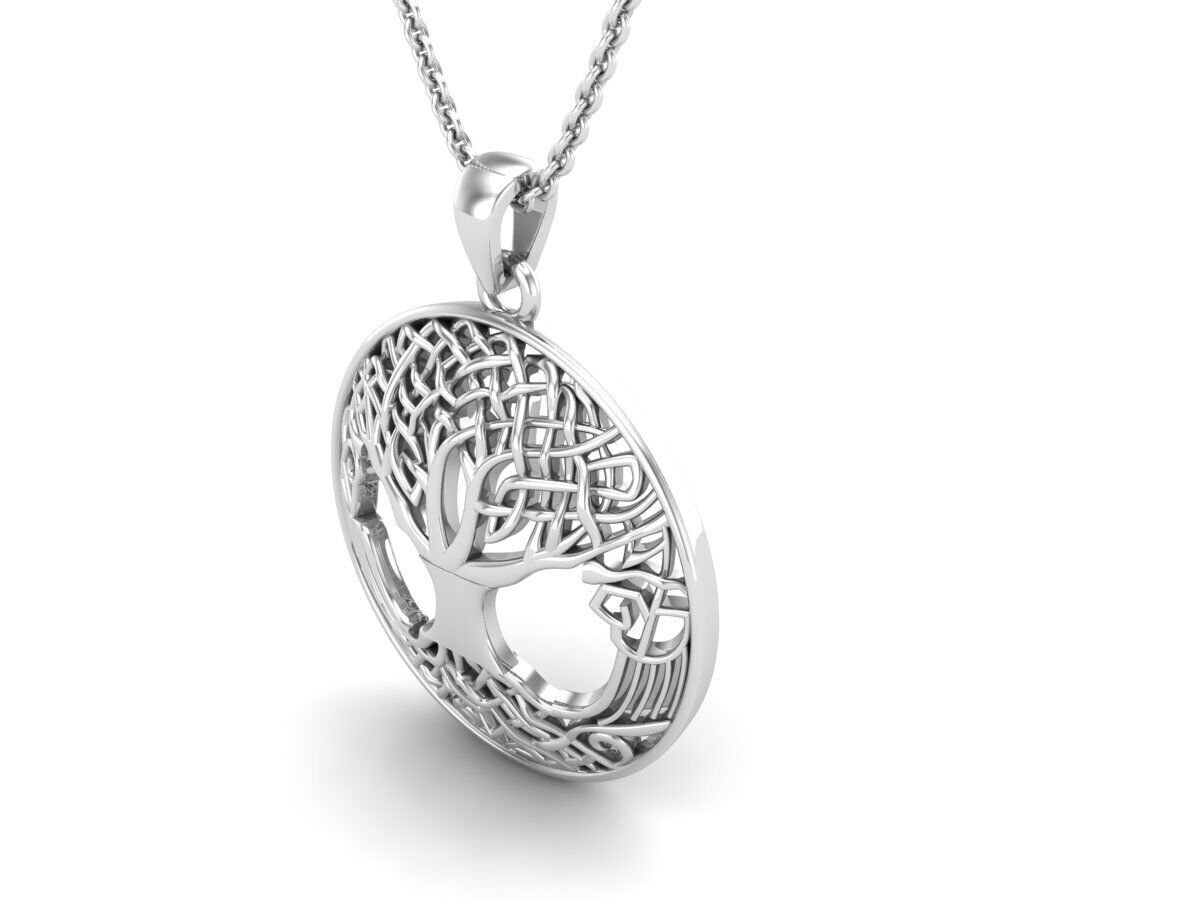AV 496 Druids Tree of Life Pendant for Strength 3D print model_6