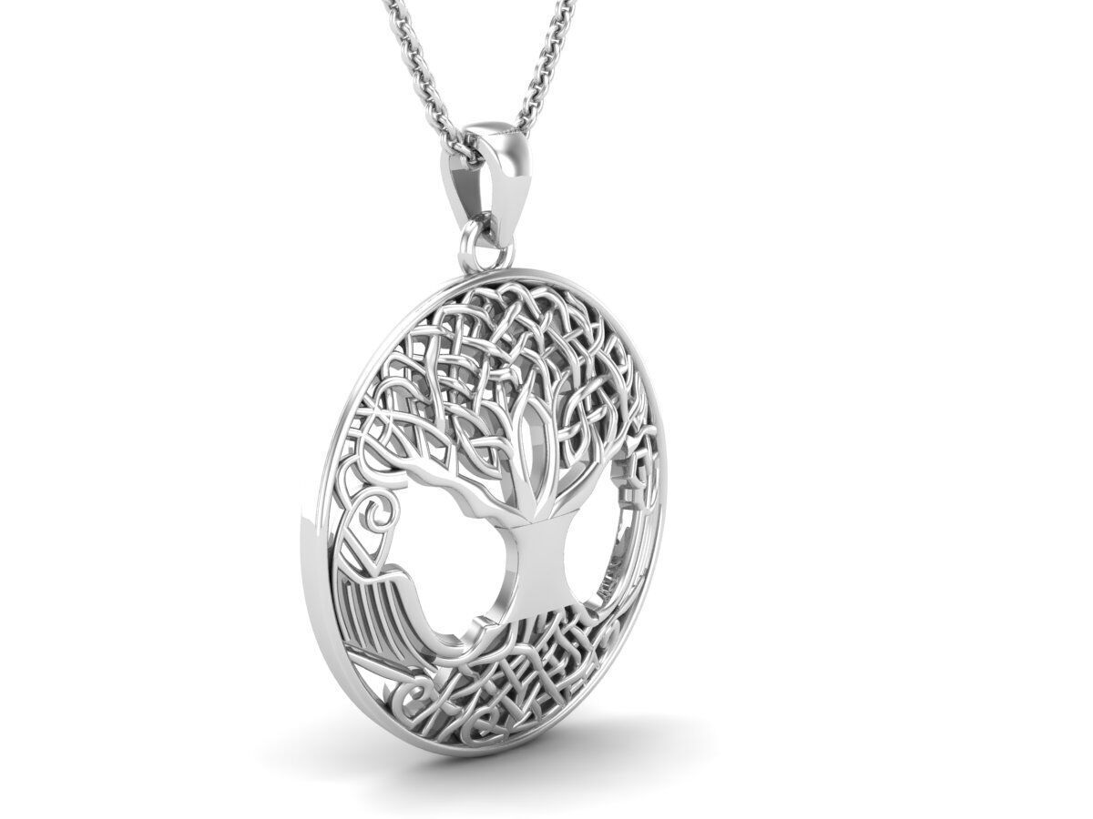 AV 496 Druids Tree of Life Pendant for Strength 3D print model_15