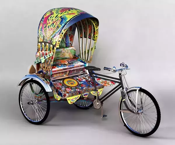 Rickshaw  three-wheeler 