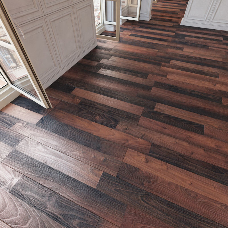 Wooden floor 27 WITHOUT PLUGINS 3D model_1