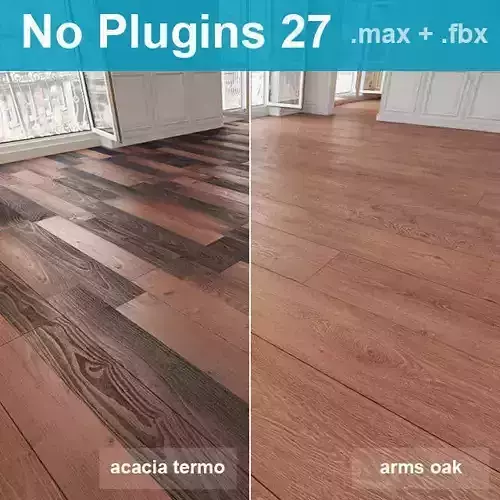 Wooden floor 27 WITHOUT PLUGINS