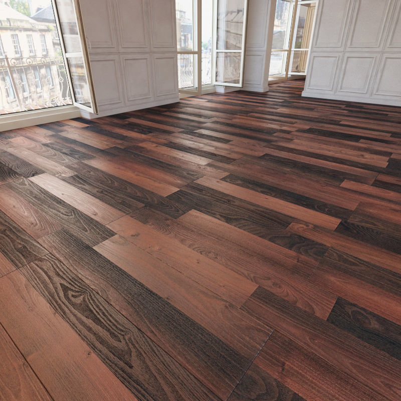 Wooden floor 27 WITHOUT PLUGINS 3D model_2