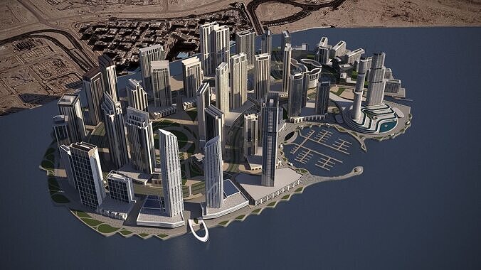 Creek Harbour Dubai 3D model