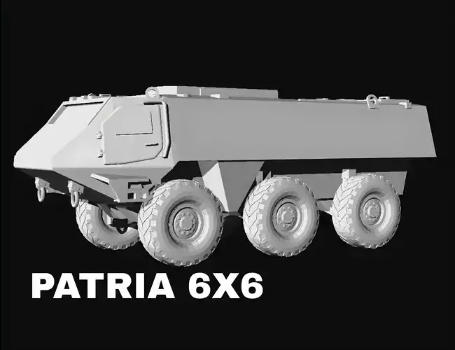 Patria 6x6 armored personal vehicles