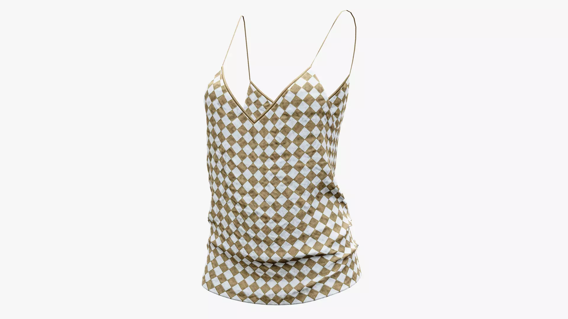 Womens Casual Top Low-poly 3D model