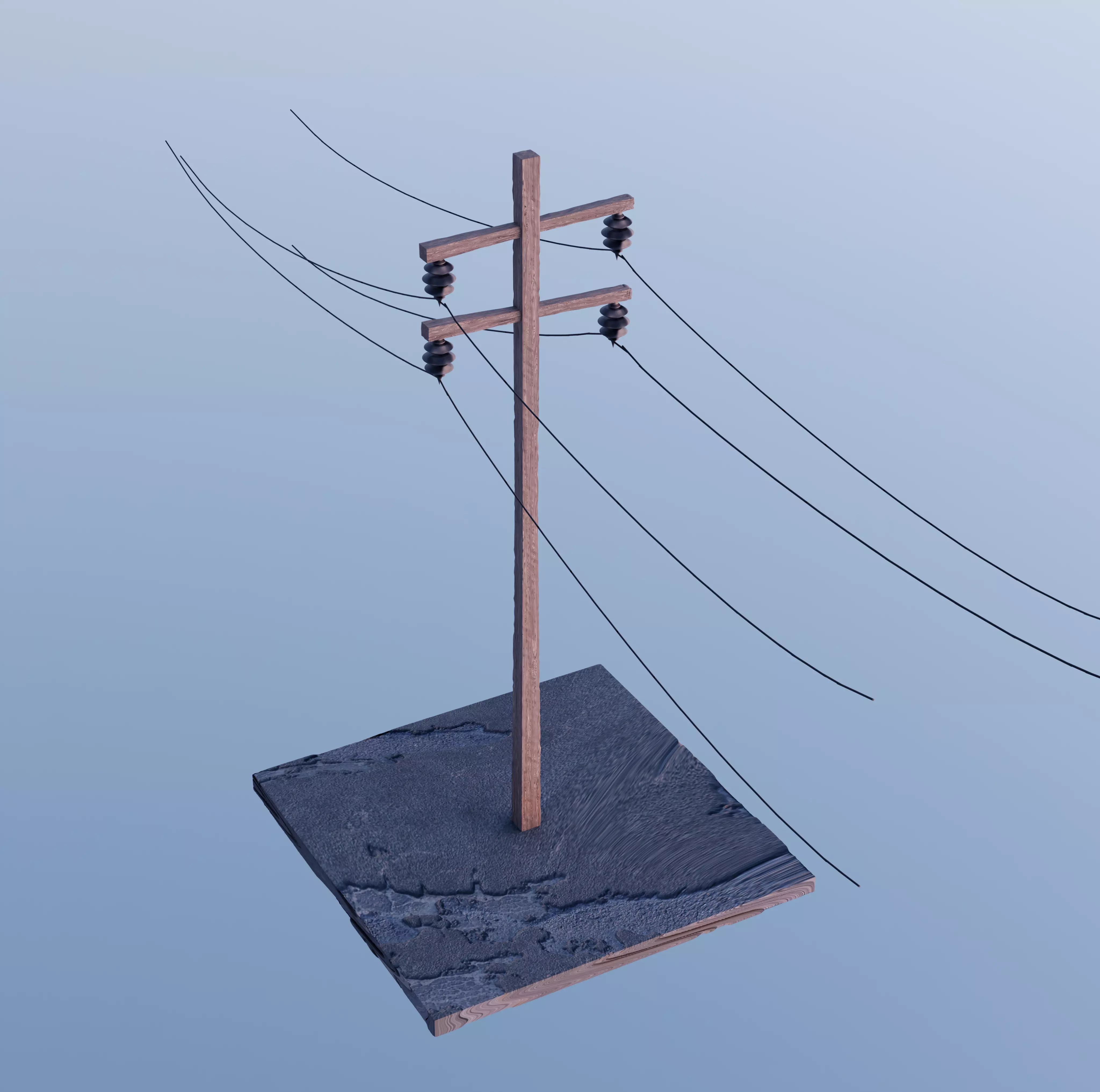 Electric Pole 3D model