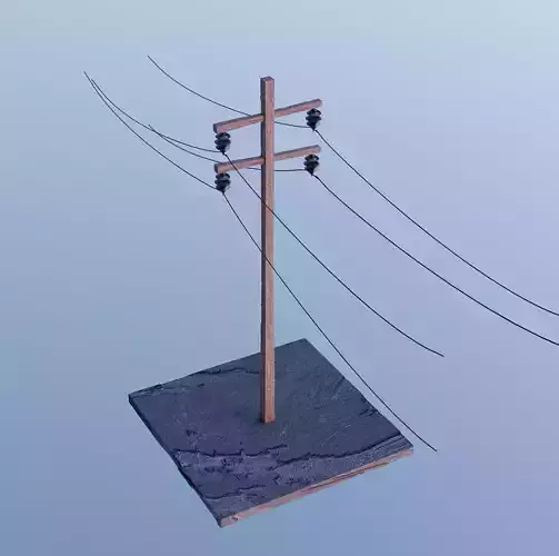 Electric Pole 3D model