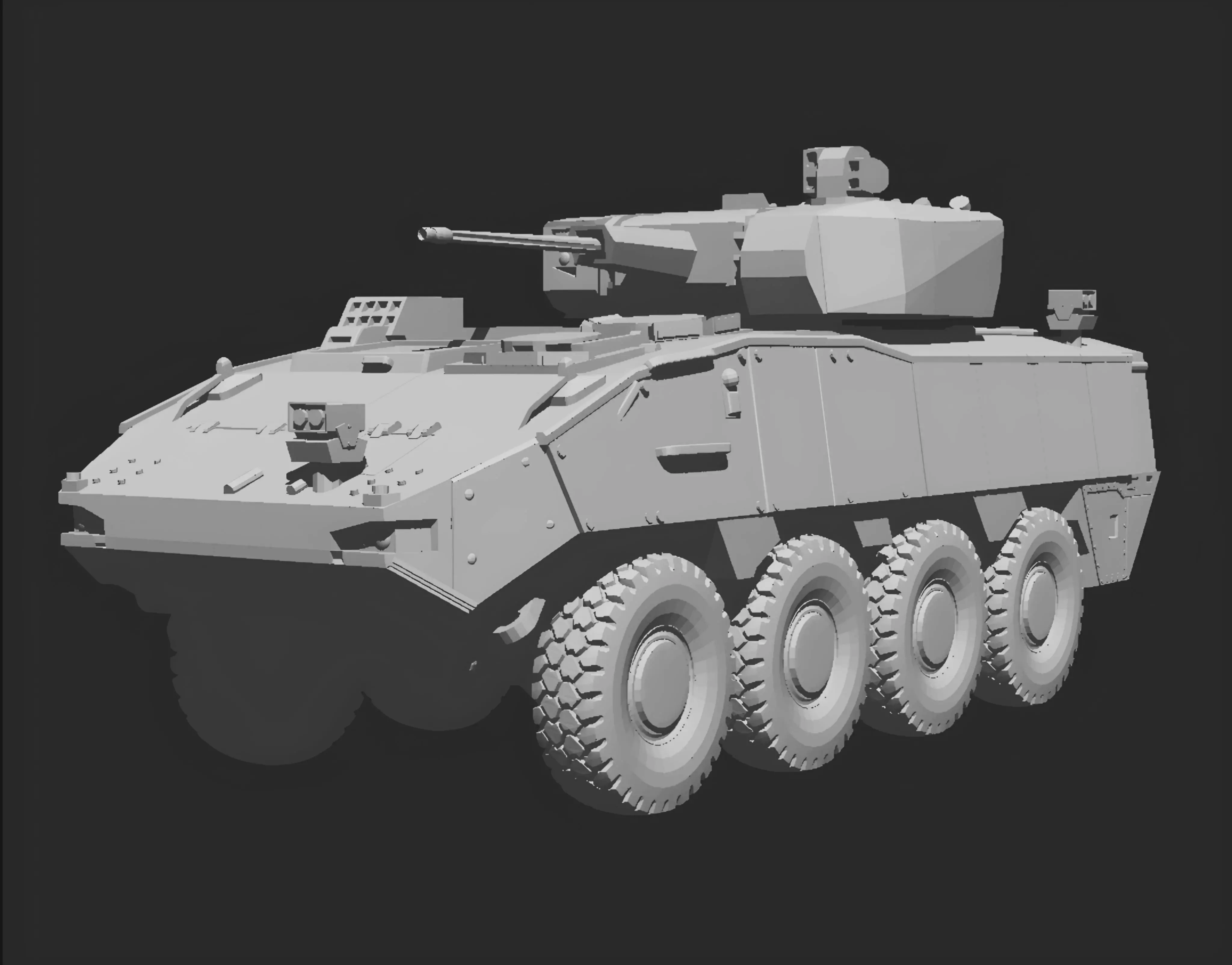 Piranha 5 romanian 3D print model_0