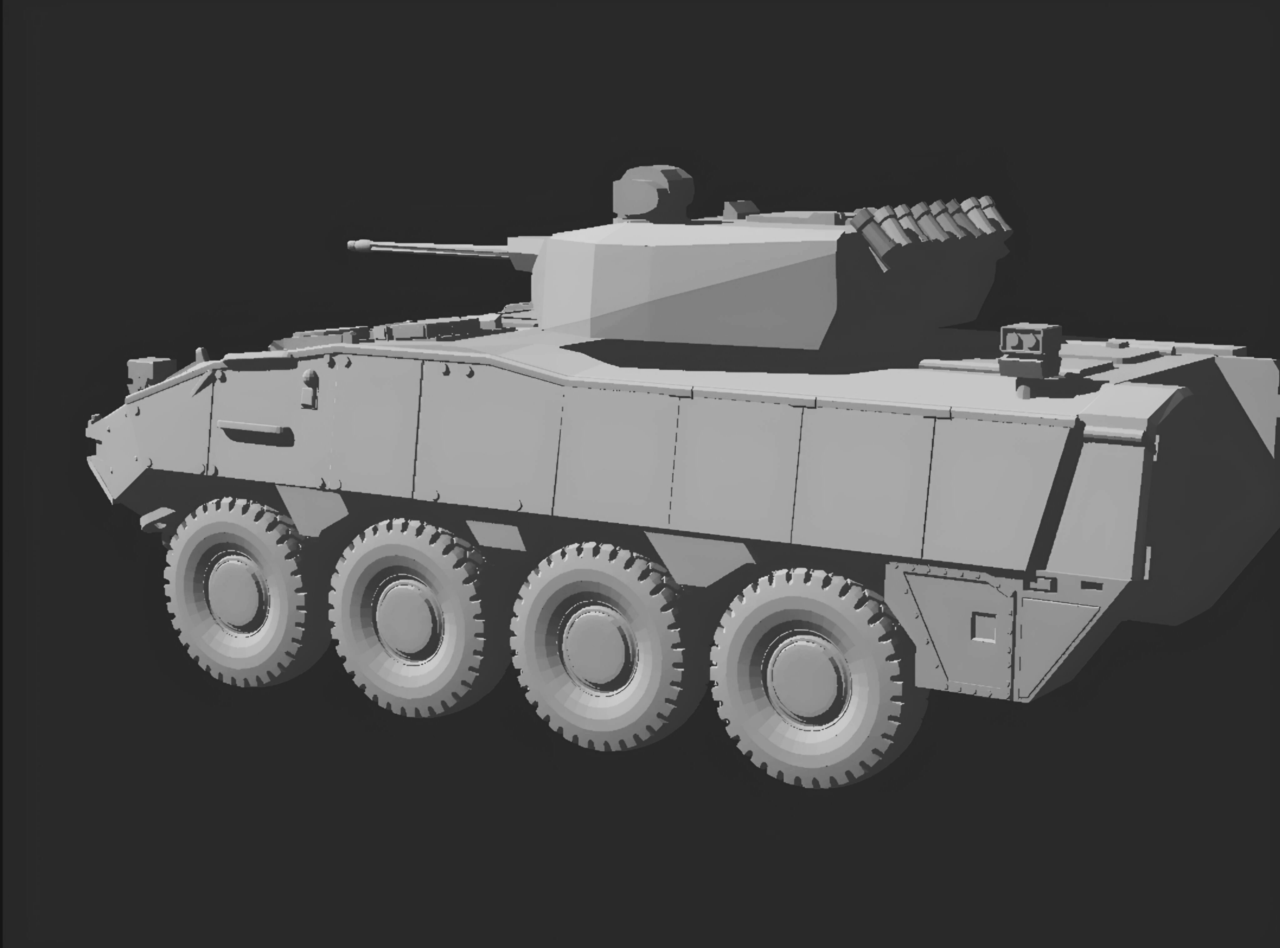 Piranha 5 romanian 3D print model_1