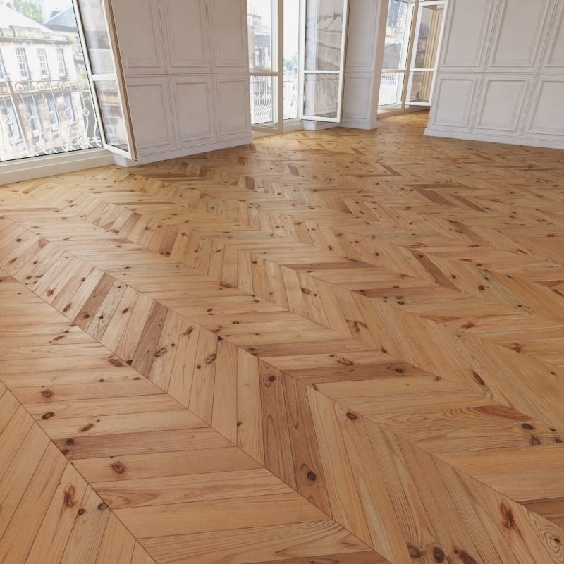 Herringbone parquet 33 WITHOUT PLUGINS 3D model_4