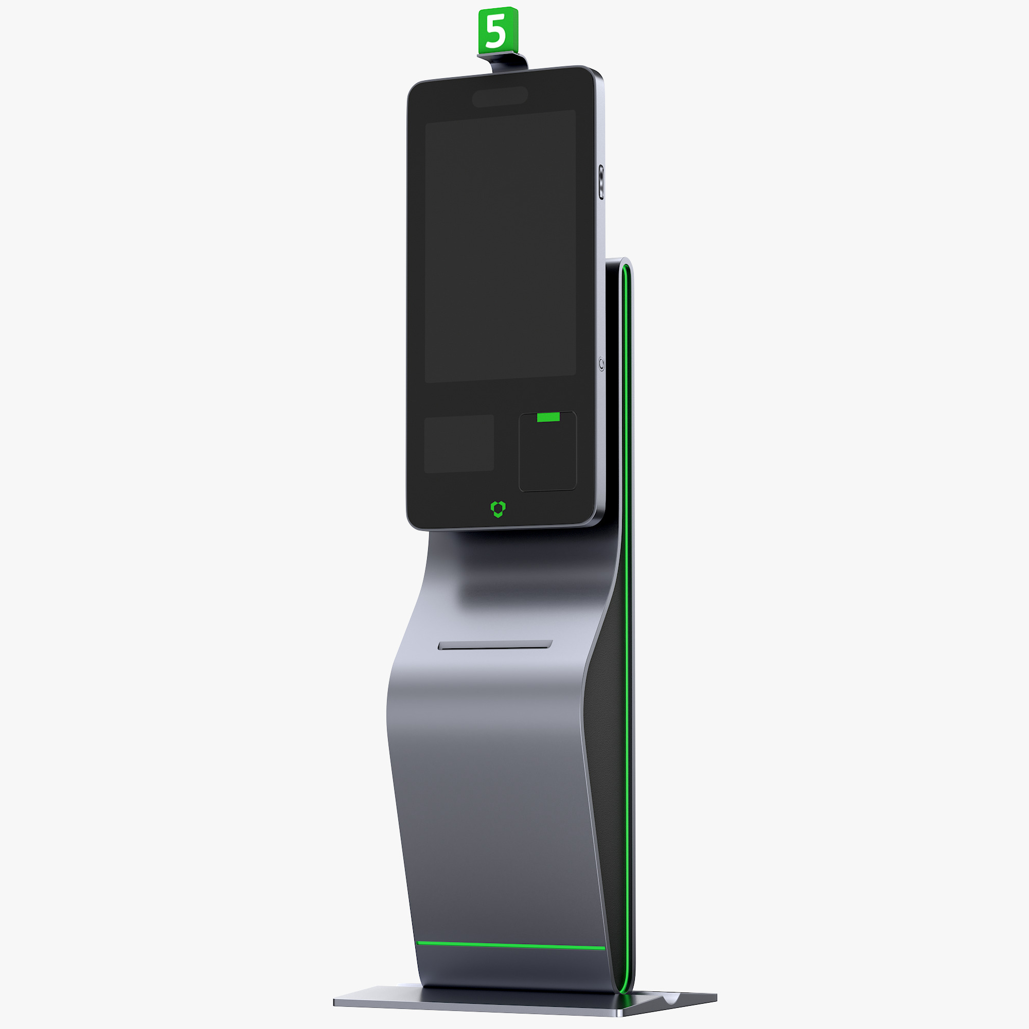 Electronic Kiosk 3D model_6