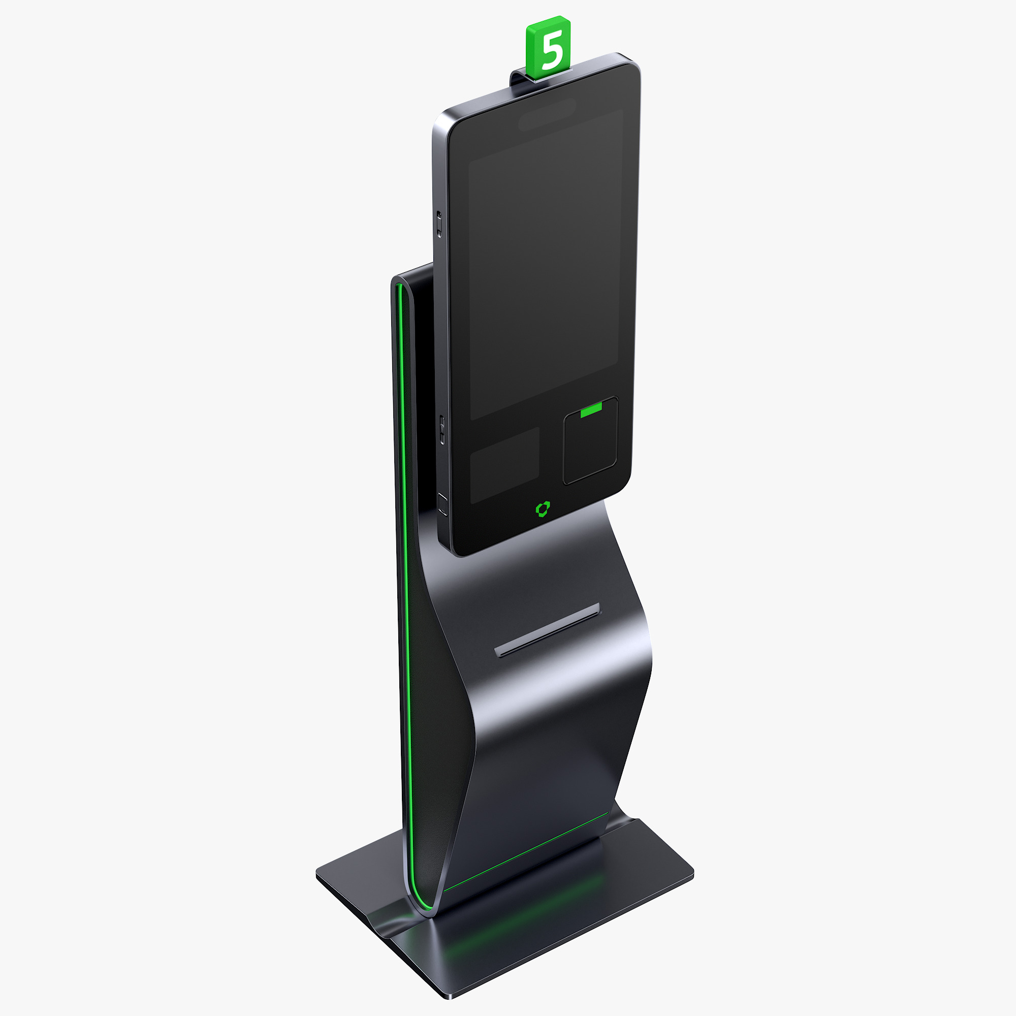 Electronic Kiosk 3D model_4
