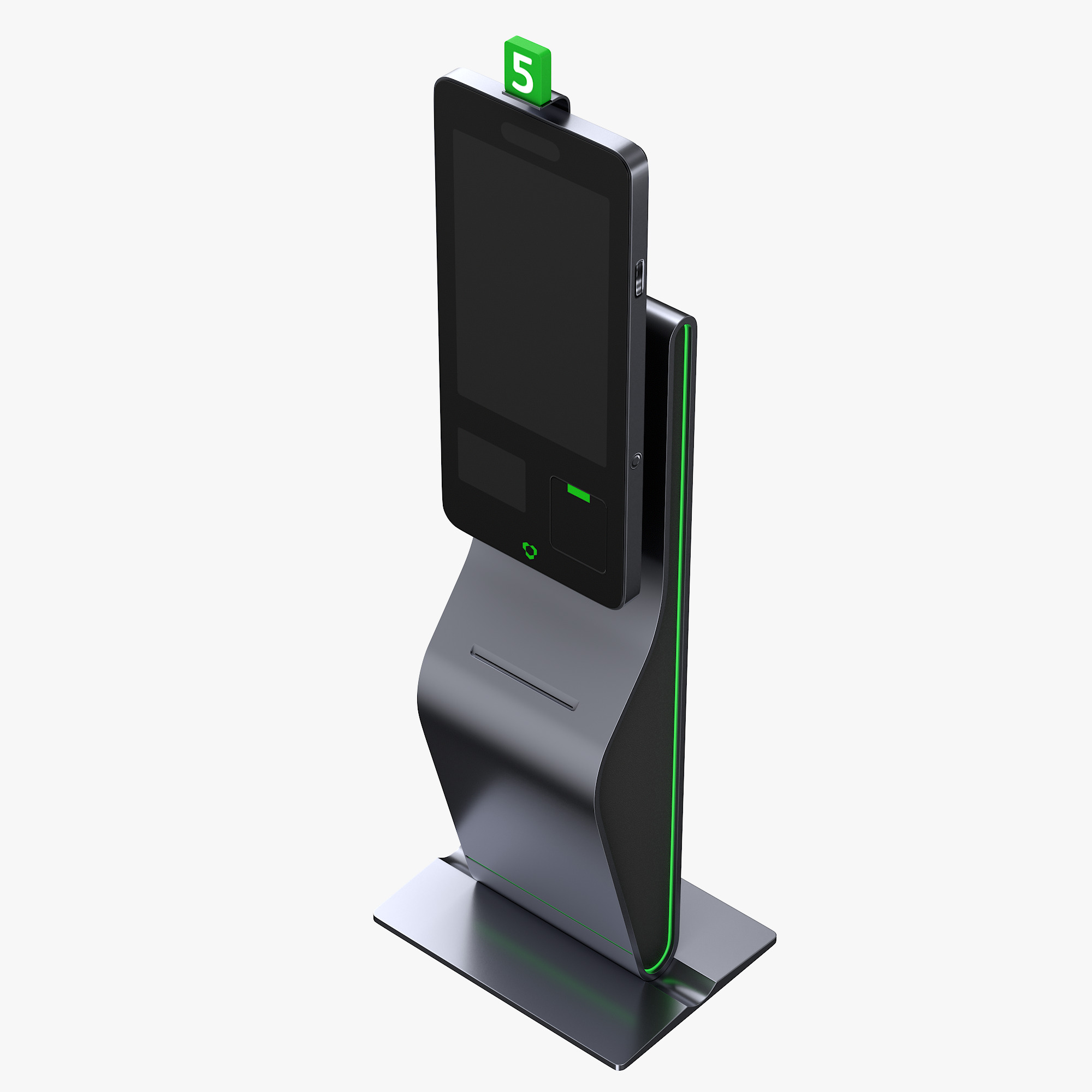 Electronic Kiosk 3D model_5