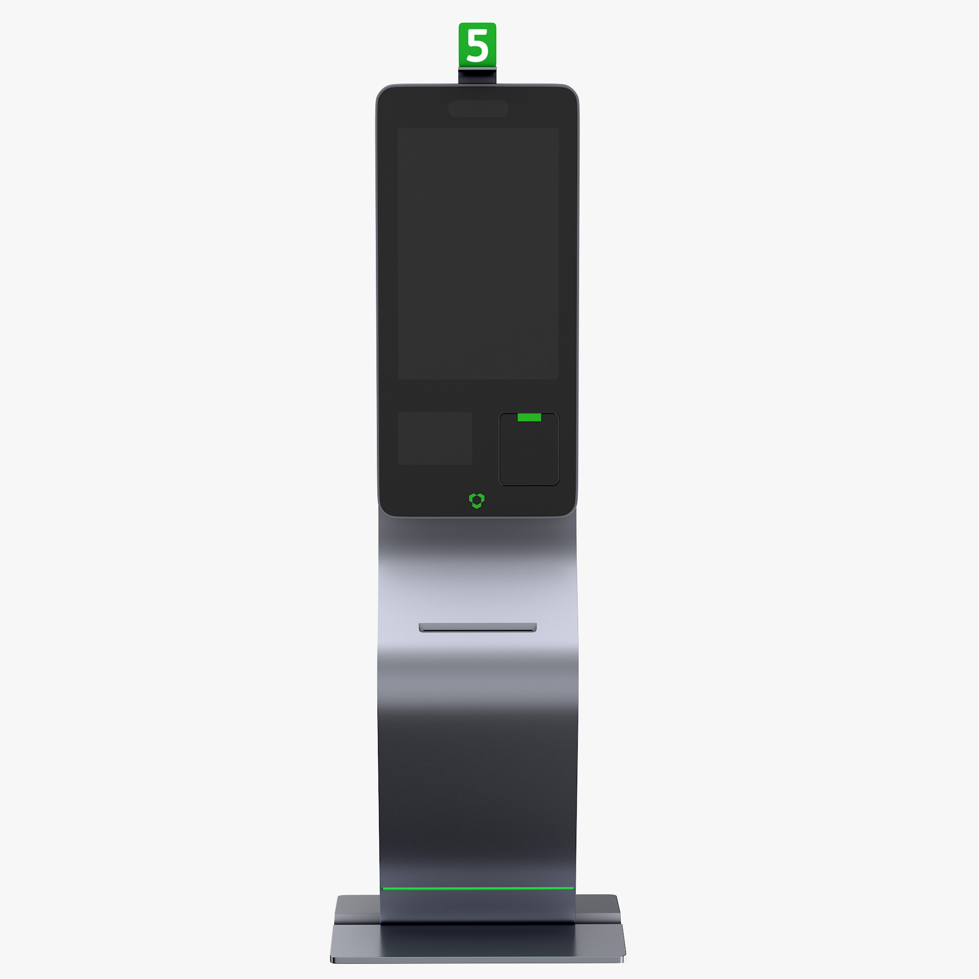 Electronic Kiosk 3D model_2