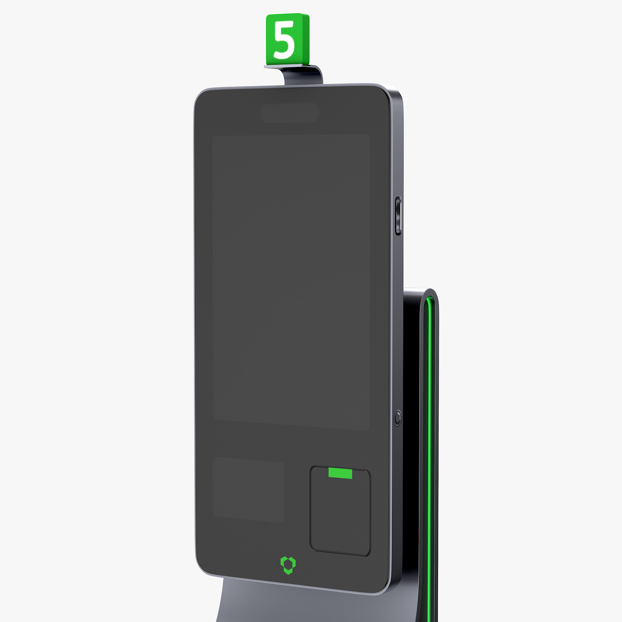 Electronic Kiosk 3D model_7