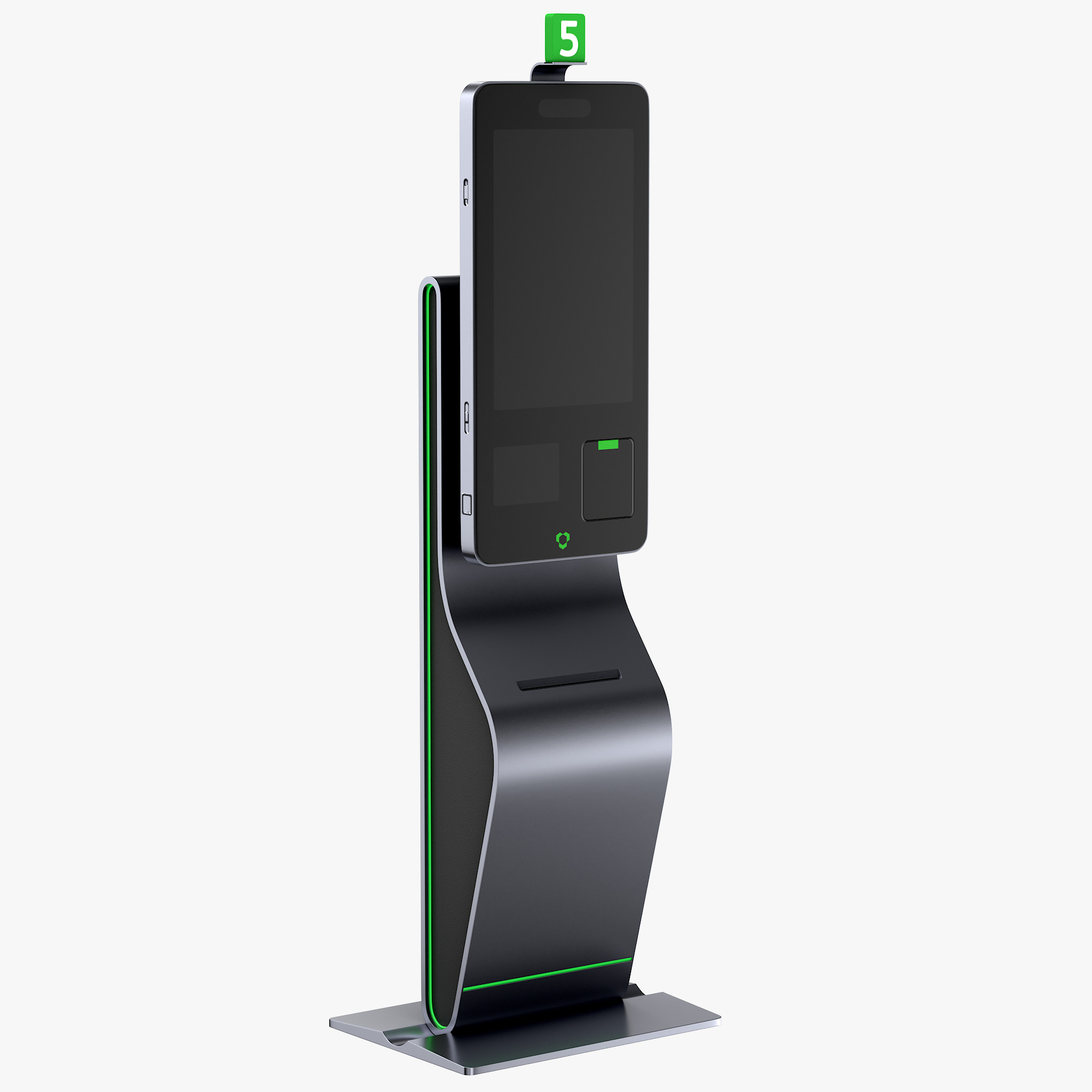 Electronic Kiosk 3D model_1