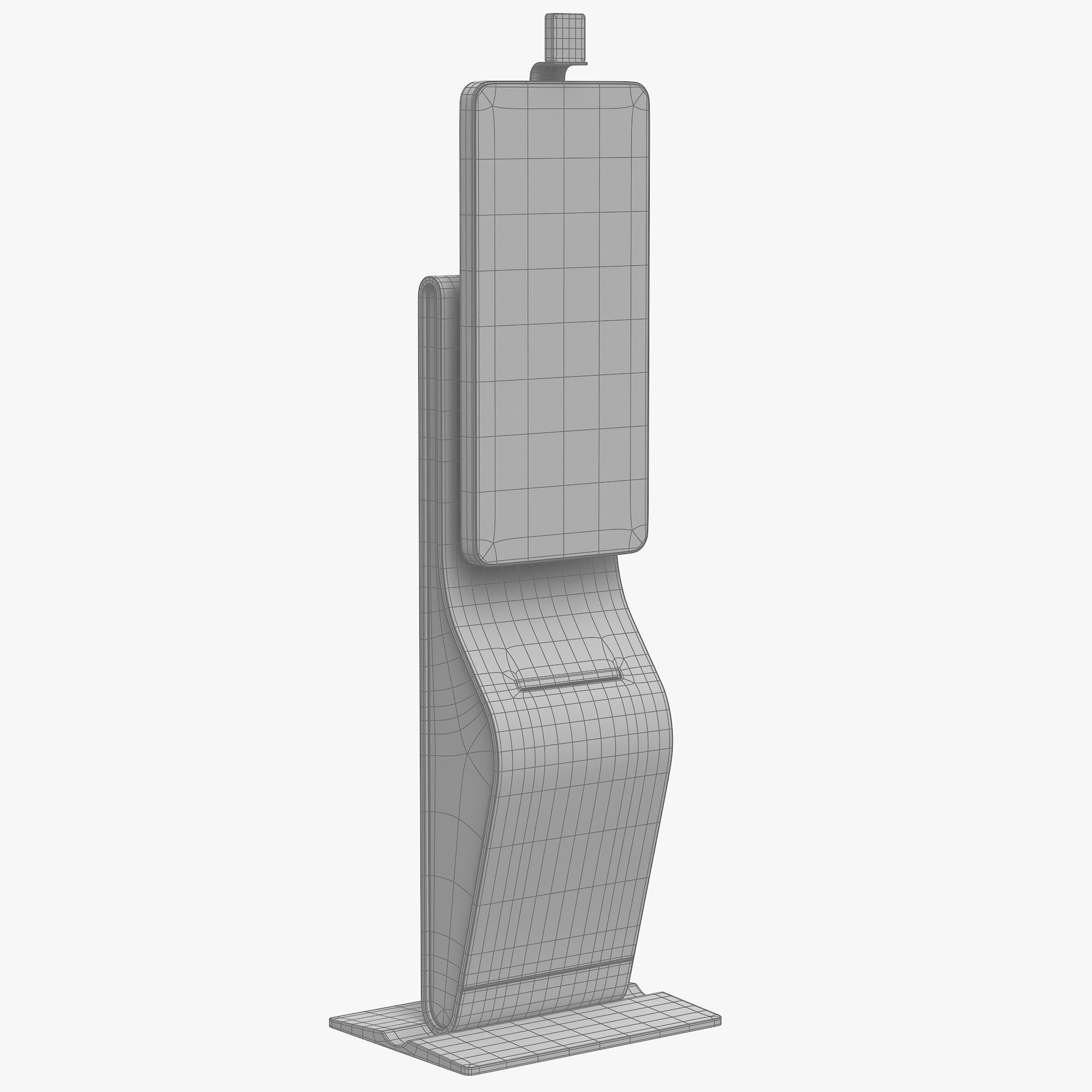 Electronic Kiosk 3D model_9