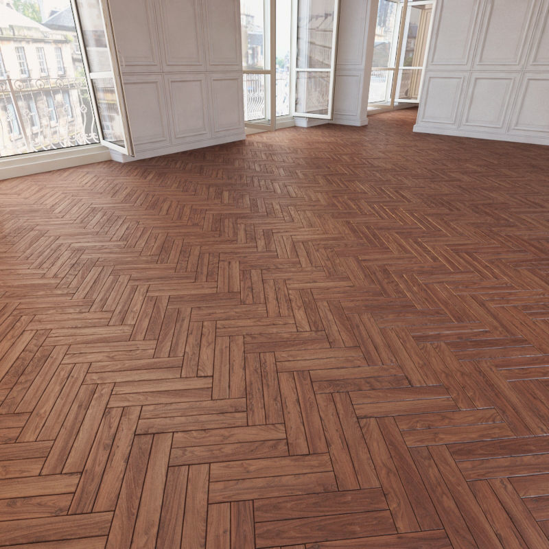 Herringbone parquet 34 WITHOUT PLUGINS 3D model_4
