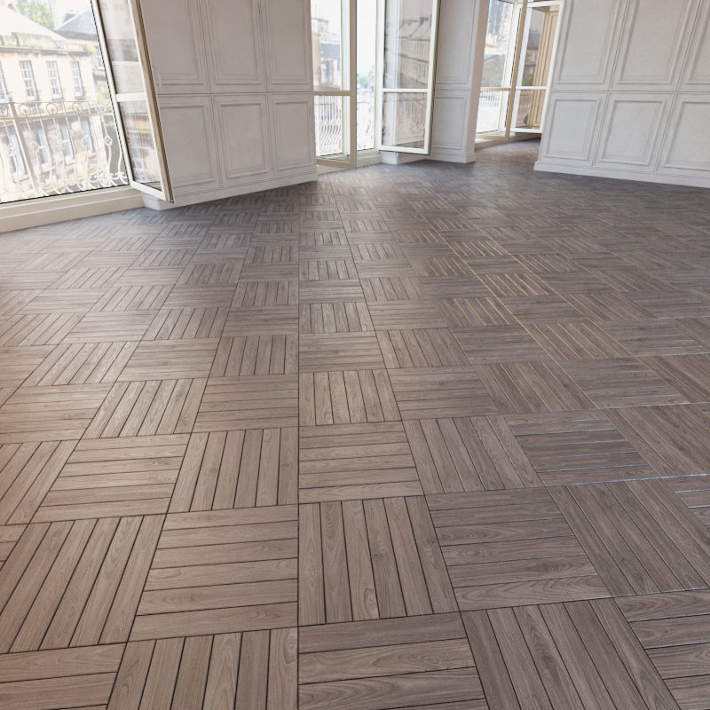 Herringbone parquet 35 WITHOUT PLUGINS 3D model_5