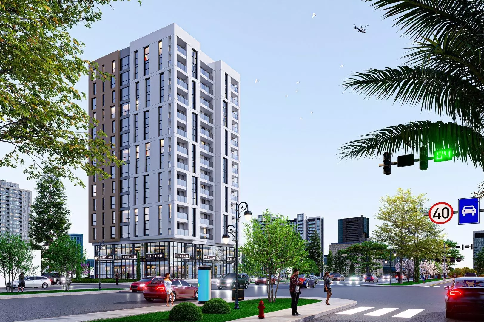 residential Low-poly 3D model_0