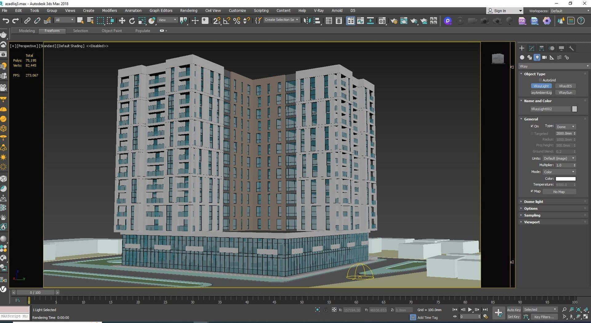 residential Low-poly 3D model_14