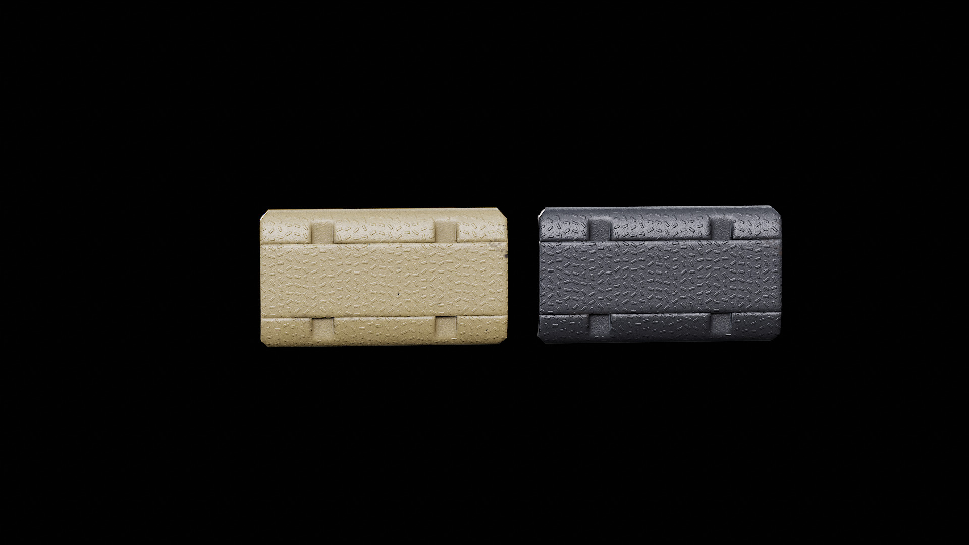 Magpul M-LOK Hand Stop Kit Low-poly 3D model_4