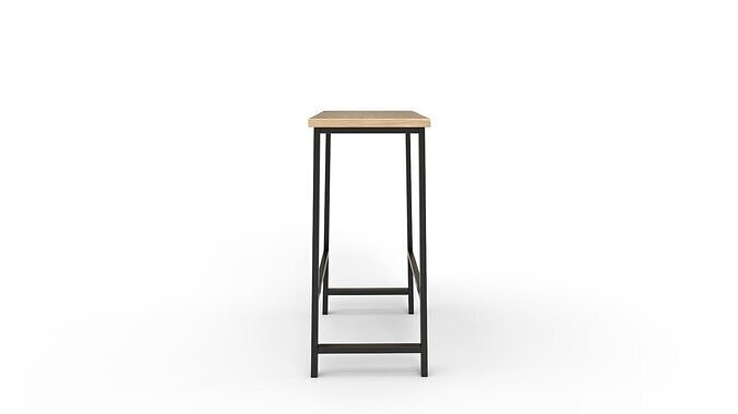Bar Stool 3D model 4