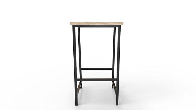 Bar Stool 3D model 7