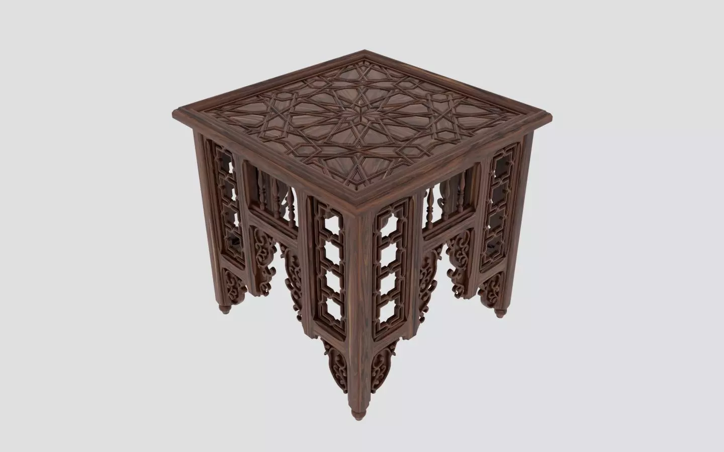 Arabesque table  3D model_0