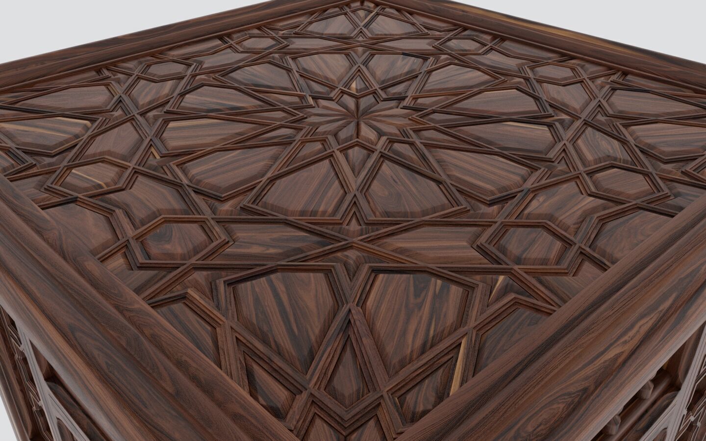 Arabesque table  3D model_1