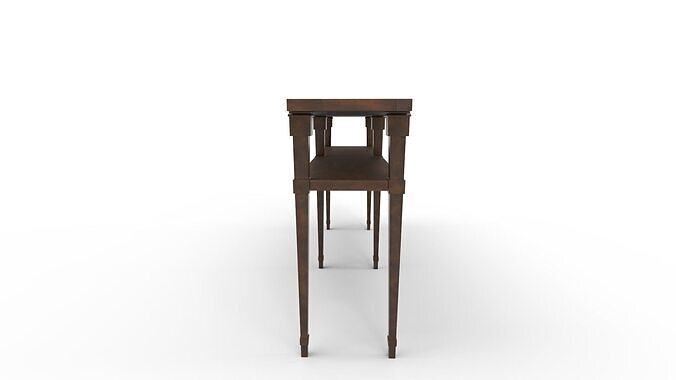 Hooker Furniture Skinny Console Table 3D model 7