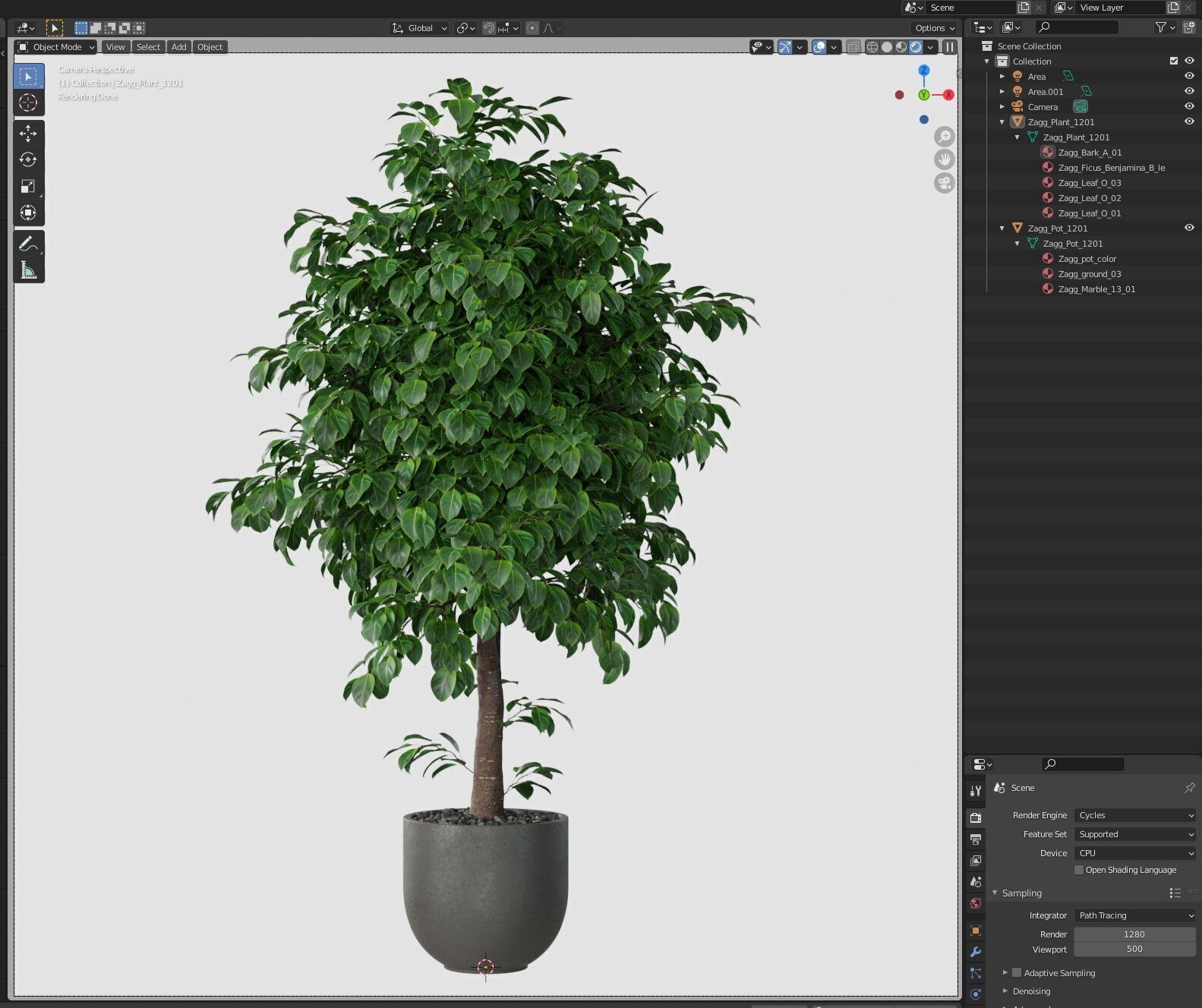 Plant 1201 3D model_6
