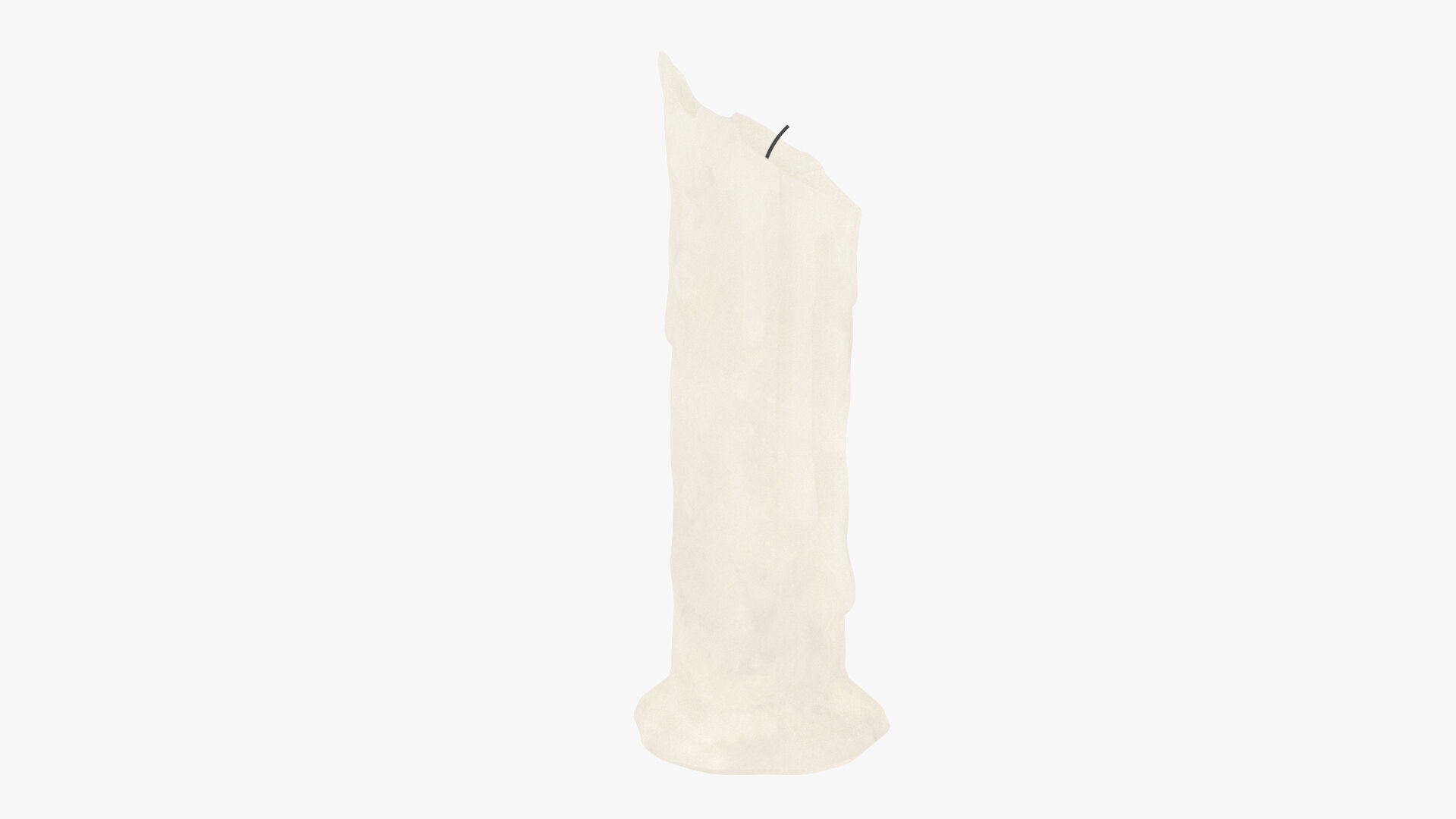 candle Low-poly 3D model_7
