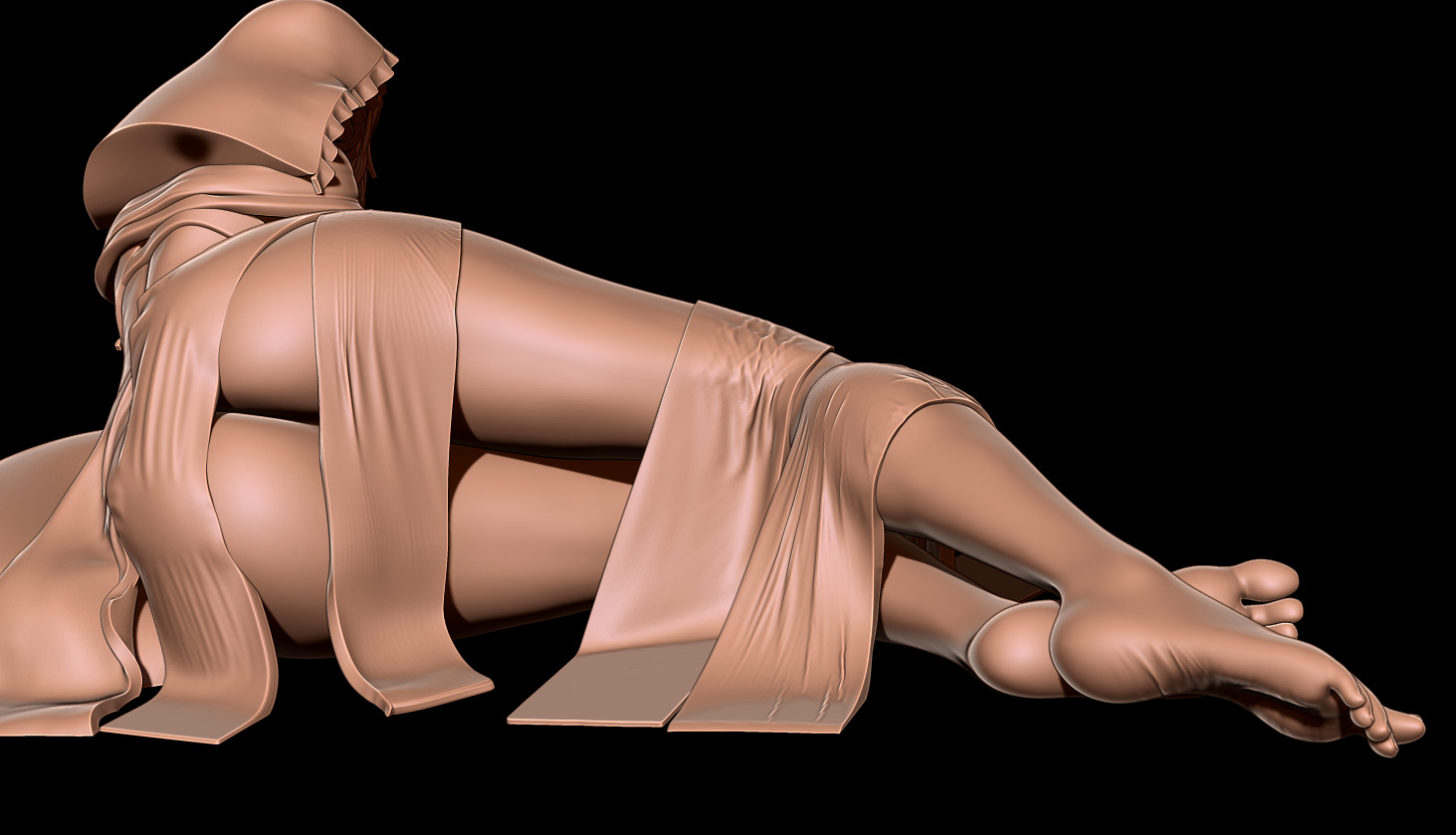 GWYNEVERE - PERFECT BODY OF DARK SOULS PRINCESS and BASE 3D print model_7