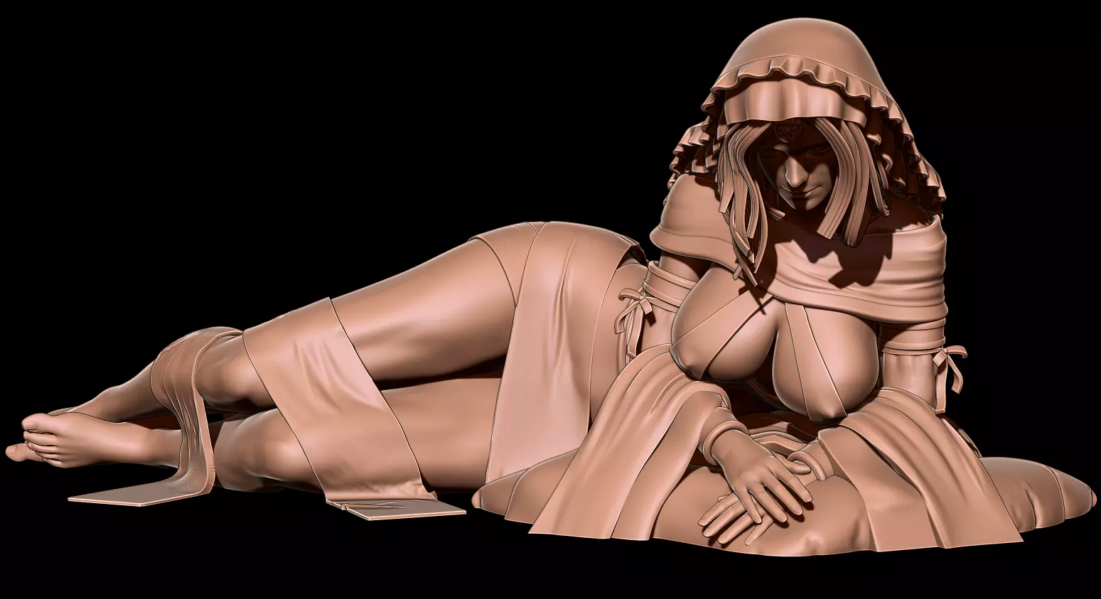 GWYNEVERE - PERFECT BODY OF DARK SOULS PRINCESS and BASE 3D print model_0