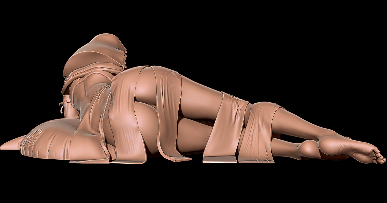 GWYNEVERE - PERFECT BODY OF DARK SOULS PRINCESS and BASE 3D print model_1