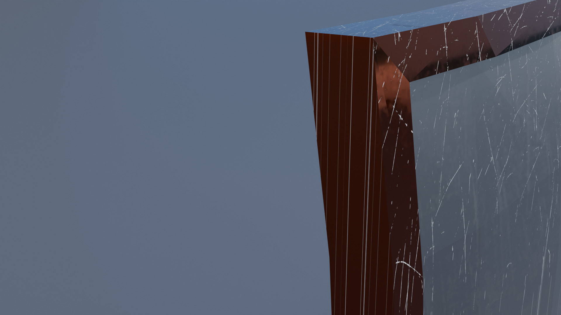 Medieval battle shield Low-poly 3D model_2